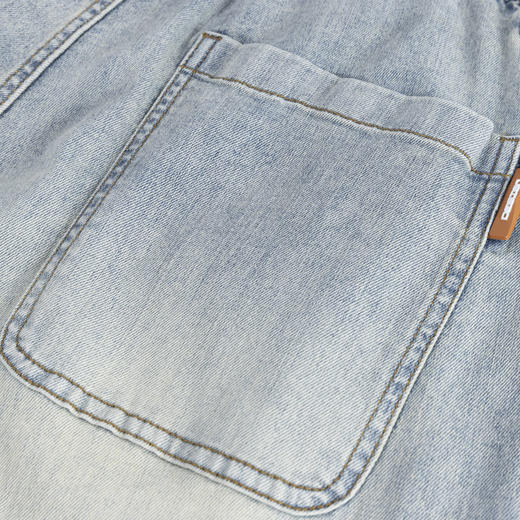 HX 夏季水洗萝卜牛仔长裤宽松Z201420006101 商品图6