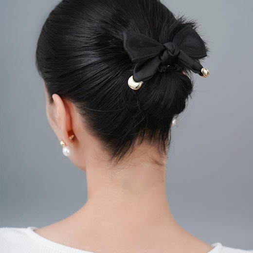 RSG郭培成衣品牌简约气质高弹力蝴蝶结发绳 商品图4