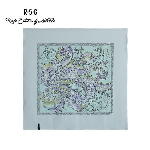 RSG郭培成衣品牌 优雅丝巾真丝《盎然生机》 商品图4