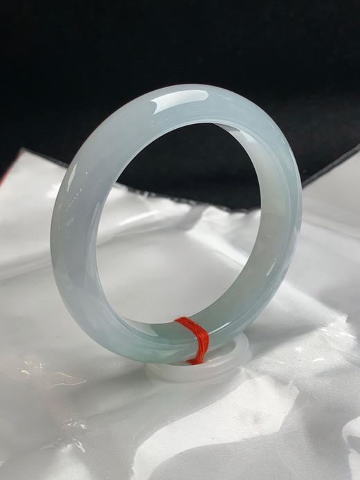 612589，54.8圈口，冰淡晴正圈平安镯，冰润有光 商品图1