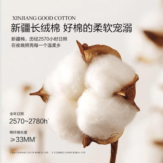 水星家纺60支长绒棉A类抑菌四件套贡缎舒适柔软裸睡床上用品严选 商品图2