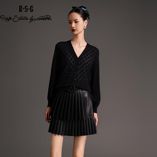 RSG郭培成衣品牌镂空纯色针织外套设计感小众女夏天 商品图4