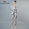 RSG2023度假风浪漫花卉休闲西服套装 商品缩略图0