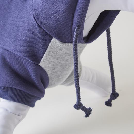 狗狗衣服 工装风/时尚格子裙/双层卫衣/时尚卫衣/四脚冲锋衣/晴雨两用冲锋衣/防水雨衣 商品图5