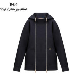 RSG郭培成衣品牌原创双拉链设计长袖开衫休闲卫衣上衣女装