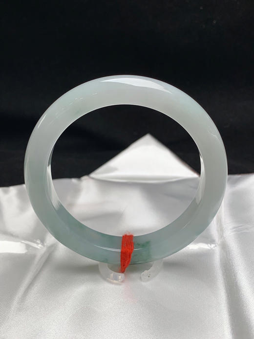 612593，58.8圈口，冰飘花正圈平安镯，种水好 商品图3