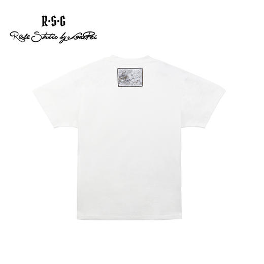 RSG郭培成衣品牌艺术插画短袖女夏男女情侣款T恤休闲半袖上衣 商品图3