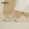 预售10天|Safiya/索菲娅2025春夏百搭懒人编织透气休闲蕾丝渔夫鞋SFD1112219 商品缩略图3