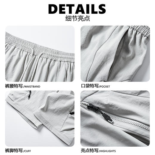【DSL】大依优型大码短裤五分裤大号裤子弹力透气加肥加大夏季松紧腰宽松运动沙滩裤 商品图2
