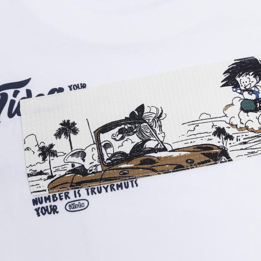 【断码清仓】HX 夏季圆领短袖T恤悟空元素S102423646101/02 商品图6