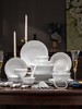 富玉陶瓷景德镇玲珑餐具套装乔迁新居纯白家用碗碟套装幽梦餐具 商品缩略图0
