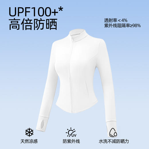 【商场同款】熳洁儿 立领凉感防晒衣女士收腰显瘦透气防紫外线25223101 商品图1