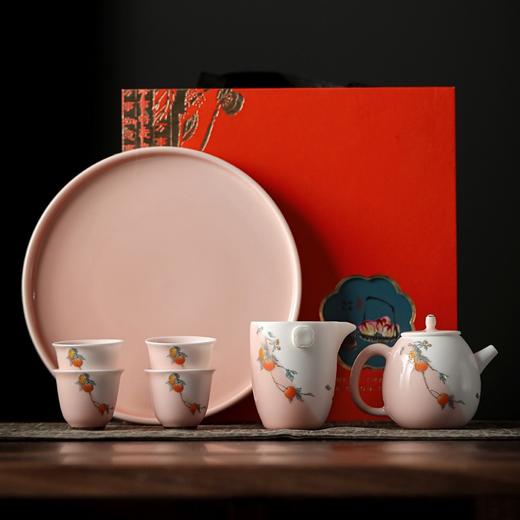桔祥如意盖碗茶具套装 商品图1