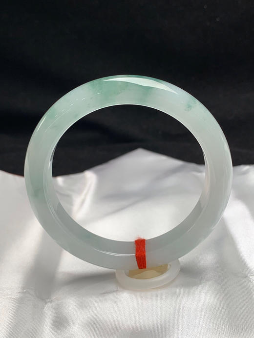 612593，58.8圈口，冰飘花正圈平安镯，种水好 商品图0