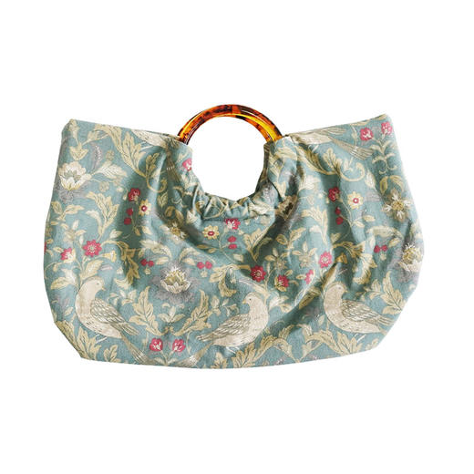 HUJI祤集Noble手提包插画复古花植 商品图1