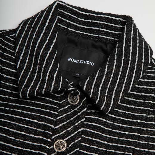 ROMI STUDIO“法式优雅”简约香香风黑色百搭套装W3155/Q3290 商品图4