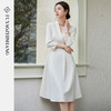 FUYAO扶摇 中华风连衣裙女修身显瘦西装裙优雅七分袖高级大摆裙夏 商品缩略图3