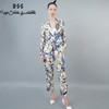 RSG2023度假风浪漫花卉休闲西服套装 商品缩略图1