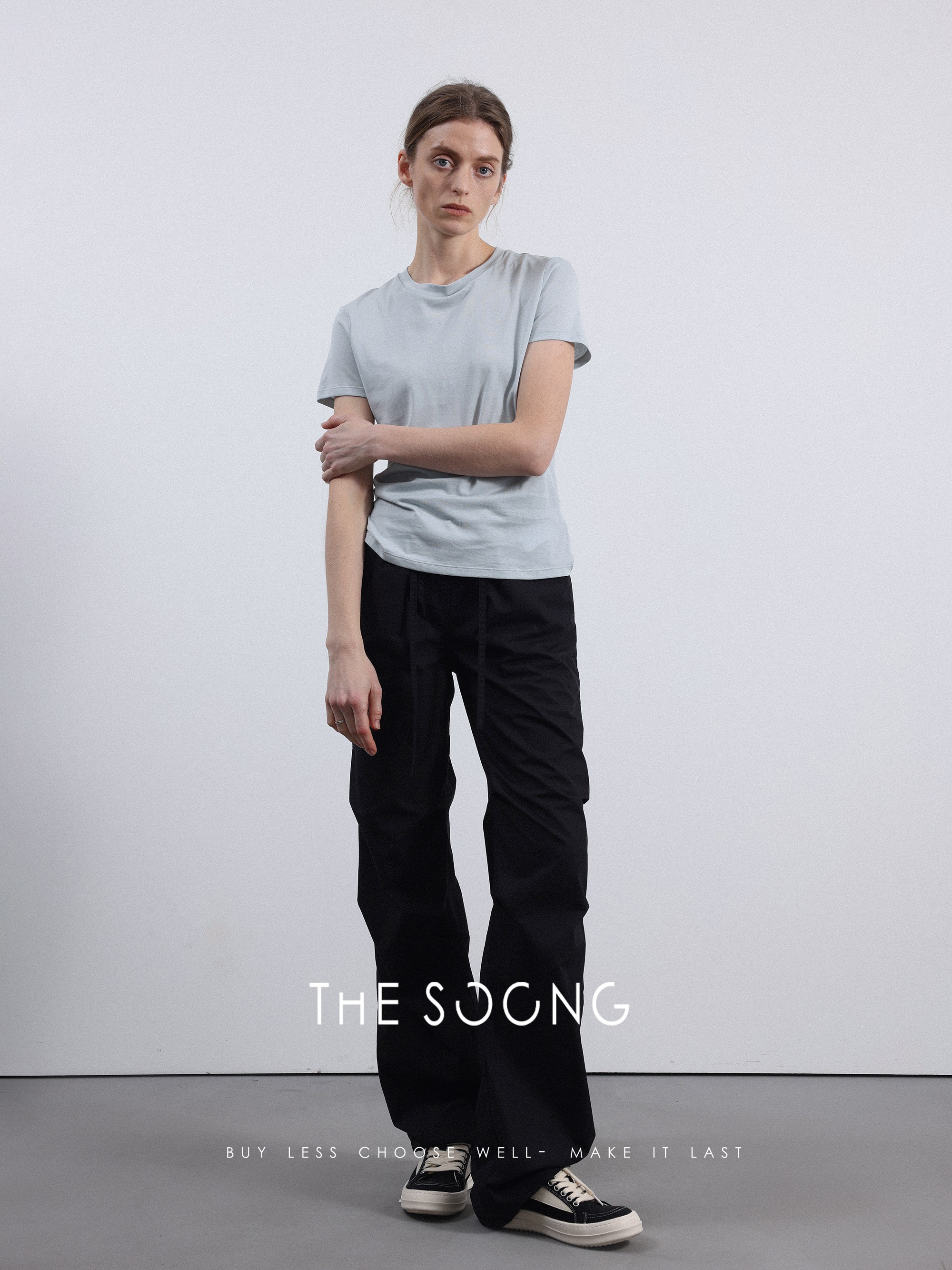 THESOONG |’城市轻机能系列’抽绳直筒工装裤HWKZ3775