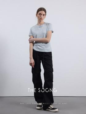 THESOONG |’城市轻机能系列’抽绳直筒工装裤HWKZ3775