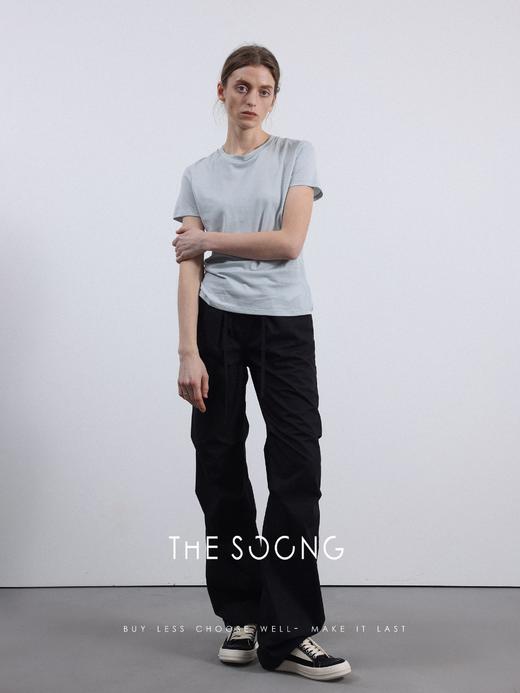 THESOONG |’城市轻机能系列’抽绳直筒工装裤HWKZ3775 商品图0