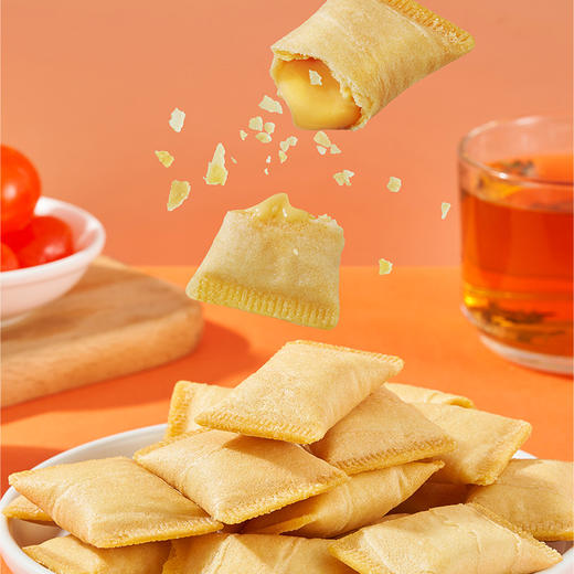【陶陶居-手信】夹心蛋卷66g（海盐芝士味、咸蛋黄味），网红休闲零食 商品图4