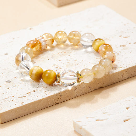 【美人精选】乘风2025✖️ISME【八方来财 】黄水晶多宝手串黄塔晶财气满满手链男女同款 商品图2