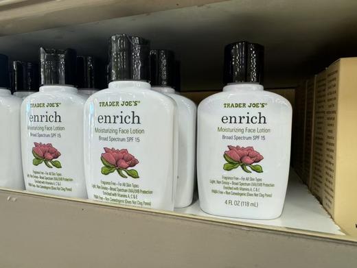 到手价115元/瓶 非常好用 强烈推荐 有机Trader Joe‘s 缺德舅滋润无香SPF15防晒霜118ml 美国代购，无中文标签，介意慎拍 商品图2