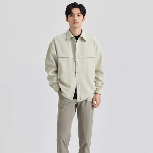 SCWJ斯辰唯佳百搭夹克衬衫，软糯舒适，休闲百搭，男女同款 商品图1