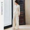 FUYAO扶摇 复古国风西装套装女2025新款新中式单排扣老钱西服外套 商品缩略图0
