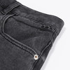 HX 夏季水洗直筒牛仔九分裤Y210420002101 商品缩略图4