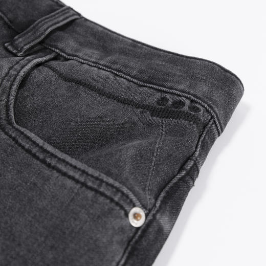 HX 夏季水洗直筒牛仔九分裤Y210420002101 商品图4