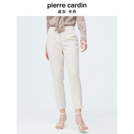 皮尔卡丹女装新款时尚百搭商务干练直筒西裤P4144T4009M1 商品图3