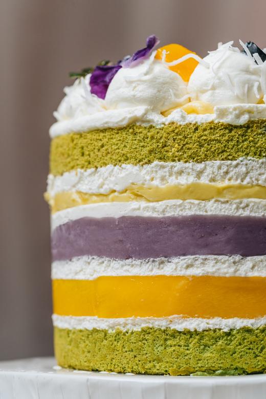 榴莲芒果芋泥抹茶蛋糕 商品图5