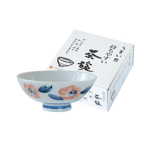 日本进口西庵窑手感舒适茶碗花椿 商品图5
