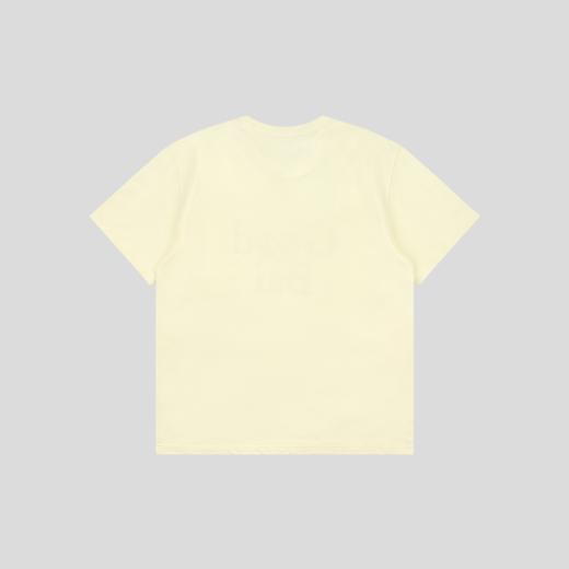 GOODBAI 表情logo撞色印花圆领oversize短袖T恤 商品图2