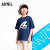 【实体店同款】男童圆领短袖针织衫夏季新款安奈儿童装AB521635 商品缩略图1