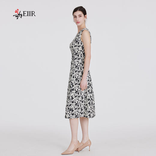 司歌弹力碎花背心连衣裙优雅A891218X 商品图4