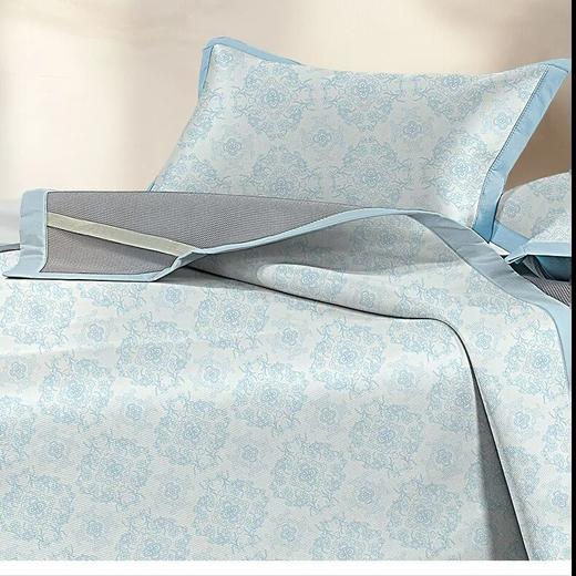 水星家纺 苏博联名款春夏舒适凉席 深海牧屿·苏博可水洗冰丝席 商品图2