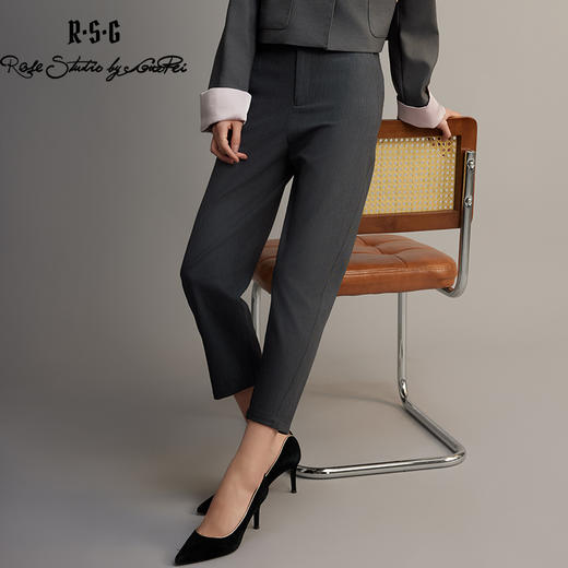RSG精品系列休闲百搭时尚显瘦薄款西裤小脚裤 商品图2