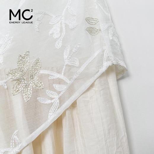 女装立领斜门襟蕾丝拼接中式连衣裙-1293Q5221005 商品图3