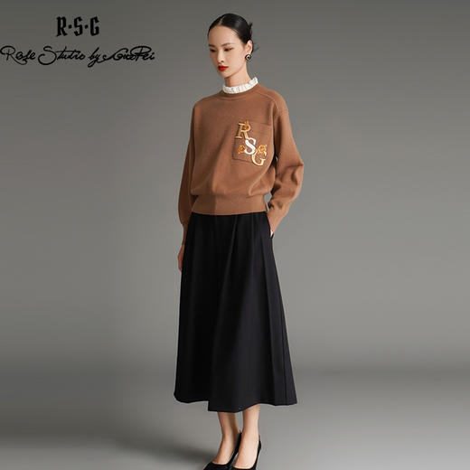 RSG郭培成衣品牌西裤款式松紧腰气质裙裤 商品图3