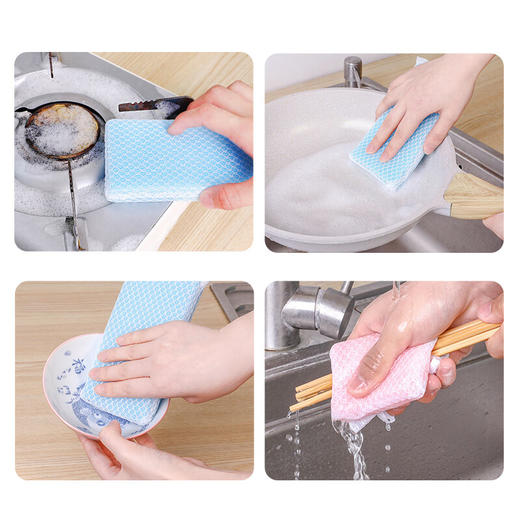 日本进口小久保工业所超值厨具清洁海绵网状5个装 商品图3