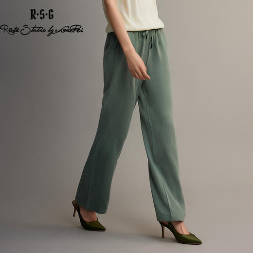 R.S.G精品系列夏季薄款宽松垂感显瘦直筒阔腿裤 商品图0