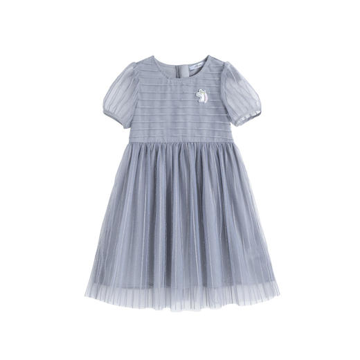 【银丝网纱裙】【110-160】夏季女童短袖连衣裙儿童裙子 商品图4