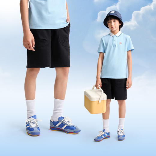 男童全腰针织中裤夏季新款安奈儿童装EB526102 商品图2