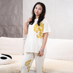 【88元1套】春夏女士女士七分裤短袖套头套装-6251219