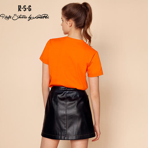 RSG郭培成衣品牌手绘老虎画框新中式国风印花夏季新款上衣 商品图2