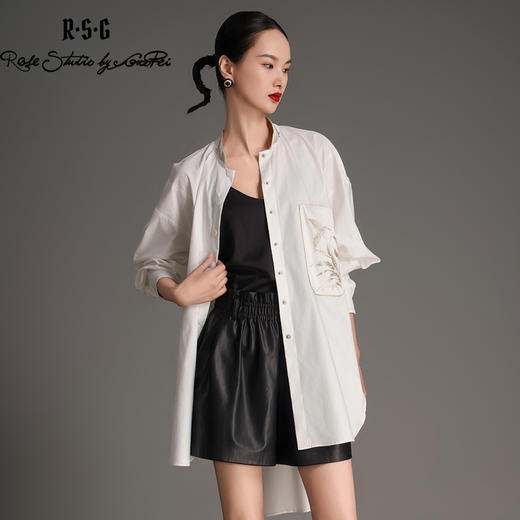 RSG 郭培成衣品牌原创设计早秋国风重刺绣长衬衫 商品图4