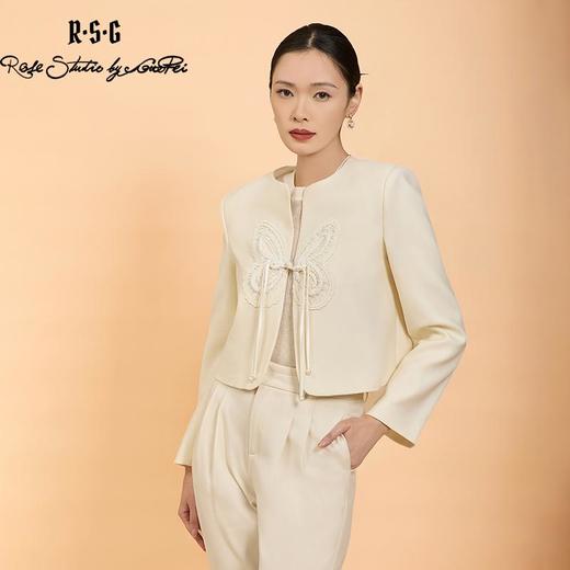 郭培成衣品牌精品系列国风飞舞蝴蝶短外套 商品图1